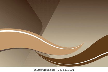 Abraza la elegancia de la sencillez con este papel pintado abstracto marrón oscuro con líneas delicadas y patrones de ondas cautivadores