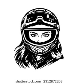 Lassen Sie sich mit dieser Logo-Design-Illustration von Motocross begeistern, zeigen Sie robuste Fahrräder, waghalsige Sprünge und ein gewagtes Abenteuer für Nervenkitzler