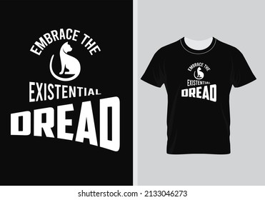 ABRAZAR LA CARNE EXISTENCIAL. Camiseta de amante del gato