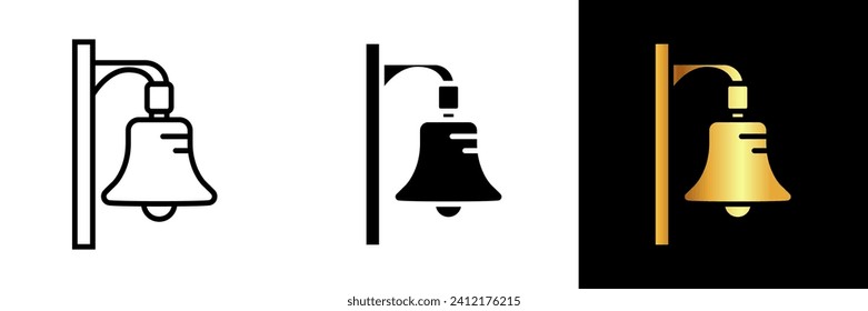 Embrace maritime tradition with this ship's bell icon, symbolizing naval rituals, timekeeping, and the essence of life at sea.