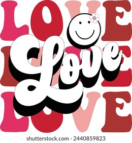 Embrace nostalgia with this charming retro Valentine's Day design. Inspired by vintage aesthetics, this PNG file features a 4500x5400px artboard adorned with classic motifs of love and romance.