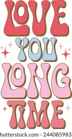 Embrace nostalgia with this charming retro Valentine's Day design. Inspired by vintage aesthetics, this PNG file features a 4500x5400px artboard adorned with classic motifs of love and romance.