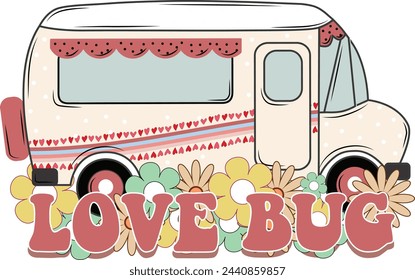 Embrace nostalgia with this charming retro Valentine's Day design. Inspired by vintage aesthetics, this PNG file features a 4500x5400px artboard adorned with classic motifs of love and romance.