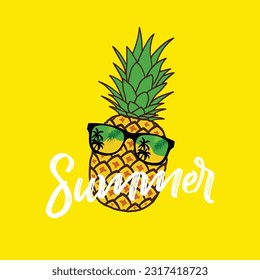 Embrace the refreshing vibes of summer with this vibrant pineapple logo that exudes tropical bliss and sunny vibes.