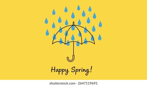 Embrace the Renewal Springtime Warmth and Joyful Weather Umbrella Protection from Rain