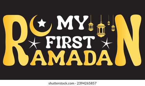 "Embrace the sacred season with our 'First Ramadan' design. Elegant and symbolic, this T-shirt honors the beginning of a blessed journey, blending tradition and style for a meaningful celebration."