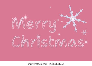 Embrace Jahreszeit's Grüße erstellt Vektorkarte verzierte aufwändige Schneeflocken Perfekt Ergänzung Ihre Winterkollektion Text Frohe Weihnachten Rosa Hintergrund Feiertag-Stimmung Klassisches Design Dezember-Bibel