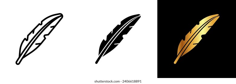 Embrace the spirit of freedom and grace with the Eagle Feather icon.