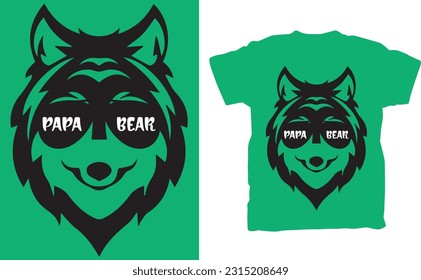 
Embrace the strength and protectiveness of your papa with the "Papa Bear Sunglass" T-shirt. This cool and stylish tee captures the essence of your papa's loving and fierce nature, making it a perfect