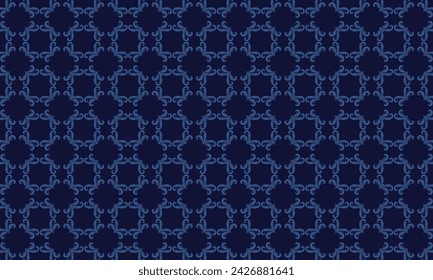 Embrace timeless elegance with this blue damask pattern. Perfect for adding a touch of sophistication to your classic designs.