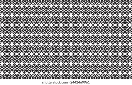 Embrace timeless elegance with this captivating black and white geometric pattern.