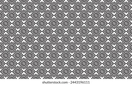 Embrace timeless elegance with this captivating black and white geometric pattern. Perfect for adding sophistication to your designs.