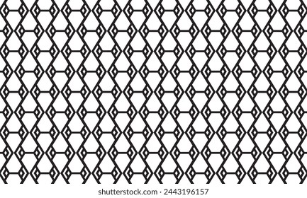 Embrace timeless elegance with this captivating black and white geometric pattern. Perfect for adding sophistication to your designs.