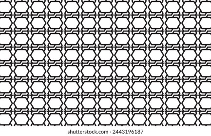 Embrace timeless elegance with this captivating black and white geometric pattern. Perfect for adding sophistication to your designs.