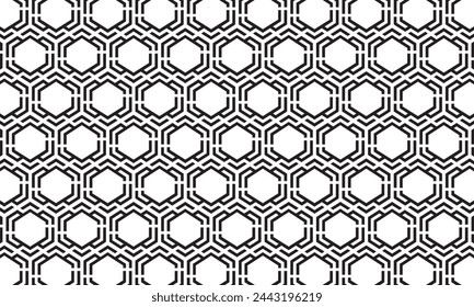 Embrace timeless elegance with this captivating black and white geometric pattern. Perfect for adding sophistication to your designs.