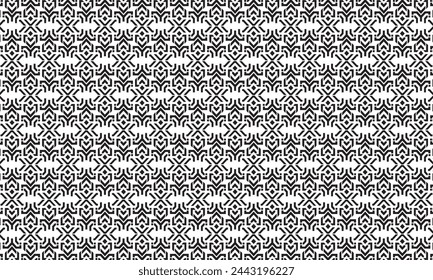 Embrace timeless elegance with this captivating black and white geometric pattern. Perfect for adding sophistication to your designs.