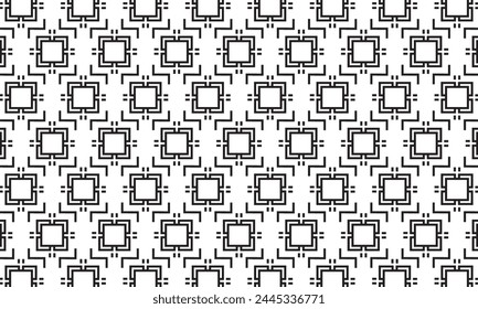 Embrace timeless elegance with this captivating black and white geometric pattern. Perfect for adding sophistication to your designs.