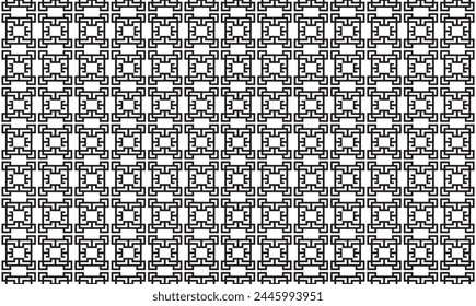 Embrace timeless elegance with this captivating black and white geometric pattern. Perfect for adding sophistication to your designs.