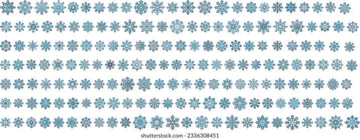 Embrace the winter magic with this captivating EPS file featuring 250+ unique snowflakes. These delicate and intricate crystalline creations will add a touch of frosty beauty.