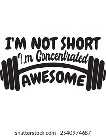 Embrace your confidence with our "I’m Not Short, I’m Concentrated Awesome" T-Shirt! This fun-sized humor tee celebrates petite individuals who know their worth. Made from sustainable materials, it's n