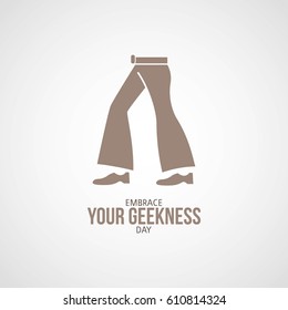Embrace your Geek Day Vector Illustration. Suitable for Greeting Card, Poster and Banner.