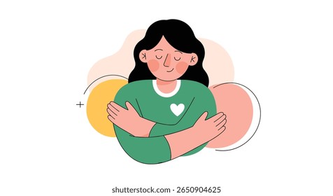Embrace yourself with compassion and kindness learn to love yourself for who you are