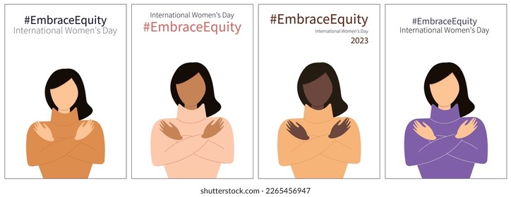 #EmbraceEquity. International womens day.Women's Day banner. 2023 womens day.International Women's Day.