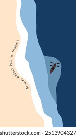 Embracing Growth Through Challenge poster quote illustration design