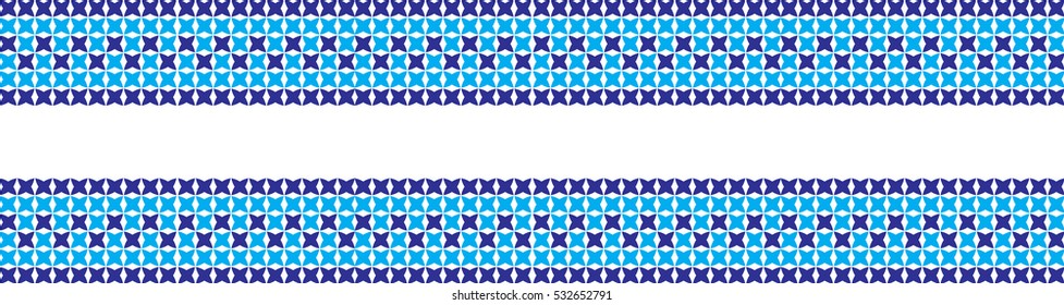 embroidered cross national pattern