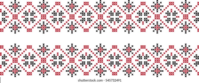 embroidered cross-stitch ornament national pattern