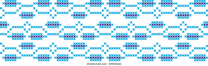 embroidered cross-stitch ornament national pattern