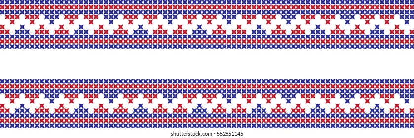 embroidered cross-stitch ornament national pattern