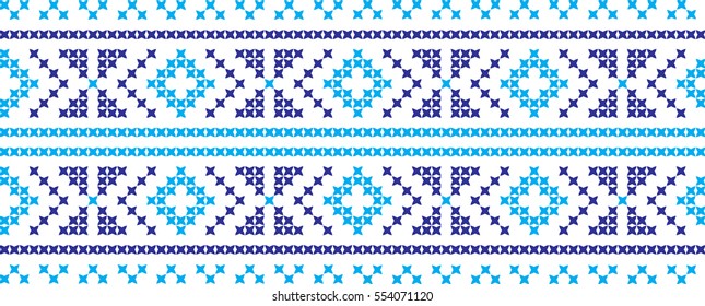 embroidered cross-stitch ornament national pattern