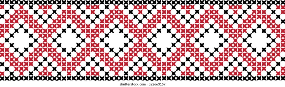 embroidered cross-stitch pattern Ukrainian national