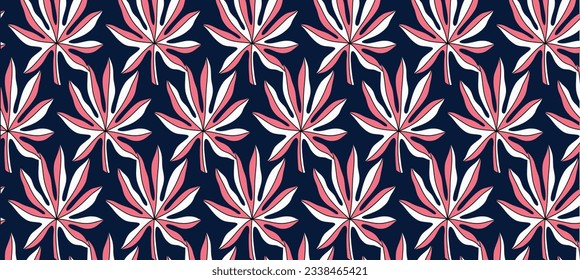 embroidered floral pattern, perfect for fashion, papers and decoration.Simple seamless pattern of hand drawn gouache flowers, abstract colorful background.  seamless flower pattern on Muster backgroun