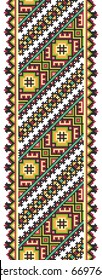 embroidered good like handmade cross-stitch ethnic Ukraine pattern