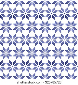 Embroidered pattern on transparent background