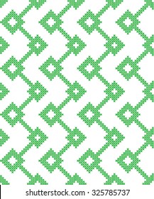 Embroidered pattern on transparent background