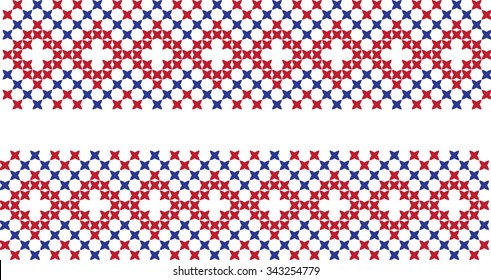 The embroidered pattern on a transparent background