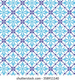 Embroidered pattern on transparent background