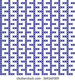 Embroidered pattern on transparent background
