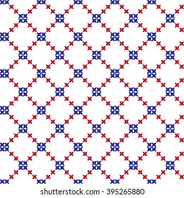 Embroidered pattern on transparent background