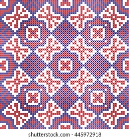 Embroidered Pattern On Transparent Background Stock Vector (Royalty ...