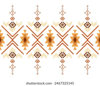 embroidery abstract Traditional geometric ethnic fabric pattern ornate elements with ethnic patterns design for textiles, rugs, clothing, sarong, scarf, batik, wrap, embroidery, print, curtain, carpet