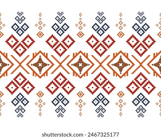 embroidery abstract Traditional geometric ethnic fabric pattern ornate elements with ethnic patterns design for textiles, rugs, clothing, sarong, scarf, batik, wrap, embroidery, print, curtain, carpet