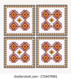 Embroidery, Armenian Ornaments Design, Border