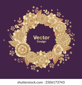 embroidery asia color art premium gift orient design elements floral flower traditional classic pattern wreath 
