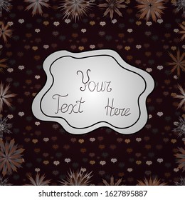 Embroidery autumn seamless pattern. Fashionable template for design of clothes, t-shirt design. Vector. Classical september embroidery autumn leaves, acorns wild forest, eaves.