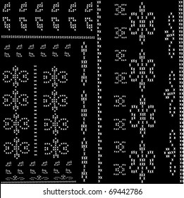 embroidery, cross