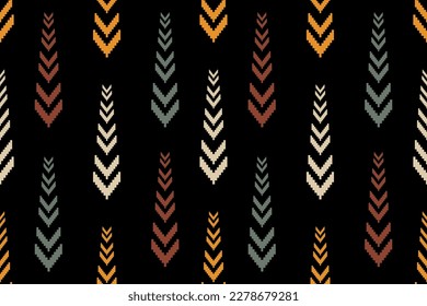 Embroidery Cross Stitch. Ethnic Patterns. Geometric Ethnic pattern. Native Ethnic pattern.  Texture Textile Fabric Clothing Knitwear print. 